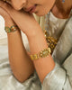 gold and polki bracelet for women