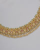 gold polki and tourmaline indian necklace for women